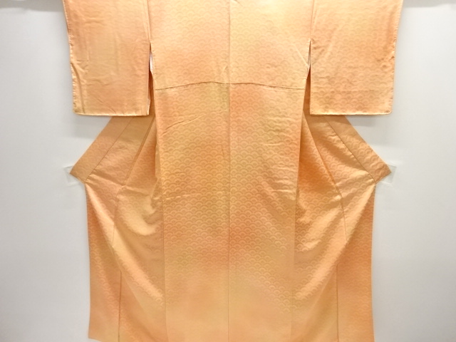 JAPANESE KIMONO / TSUKESAGE IROMUJI / WOVEN SEIGAIHA